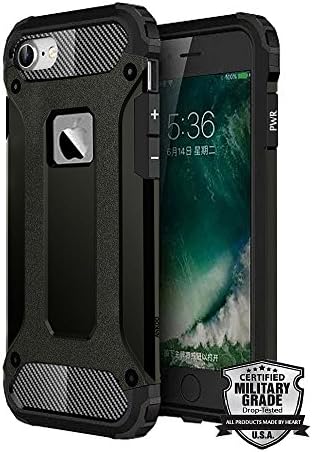 iPhone 6S Plus Case,ANKOO [MILITARY GRADE] Tough HEAVY DUTY Armor Hybrid Dual Layer Defender Case Scratch-Resistant Shock Absorbent Protective Cover Case for iPhone 6 Plus / iPhone 6S Plus 5.5" -Black