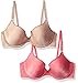Vassarette Women's Silken Heather Demi 2 Pack T-Shirt Bra 75747