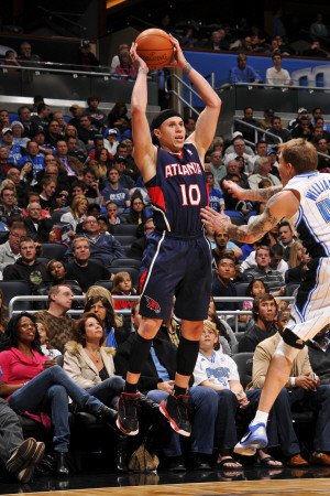 Atlanta Hawks v Orlando Magic: Mike Bibby Photographic Poster Print by Fernando Medina, 12x18