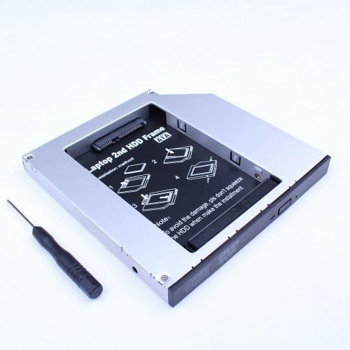 defantech® PATA/IDE to SATA 2nd Hard Disk Drive Caddy for DELL INSPIRON 6400 9300 9400 1501