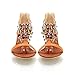 New Summer Fashion Handmade Beaded Womens Wedge Heels Thong Sandals Shoes