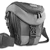 Mantona Colt Premium - Funda universal para c�mara r�flex, color negro y gris