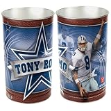NFL Tapered Wastebasket - Dallas Cowboys - Tony Romo