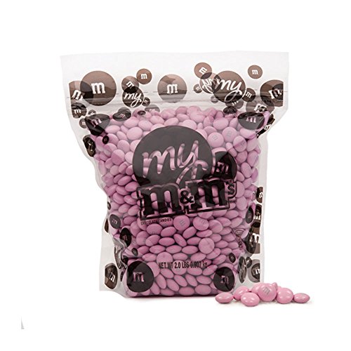 Light Pink M&M'S Milk Chocolate Candies - 2lb Bag, Approx 1,000 Pieces
