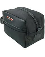Alpine Swiss Hudson Travel Toiletry Bag Shaving Dopp Kit Black