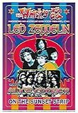 Led Zeppelin, Alice Cooper by Dennis Loren. CANVAS with 1 1/2 inch bars. 12.39 inches width by 18.64 inches height. Highest Quality Art Poster Print
