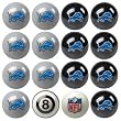 Detroit Lions NFL Home vs. Away Billiard Balls Full Set (16 Ball Set) by Imperial International
