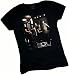 SG-U Cast -- Stargate Universe Crop Sleeve Fitted Juniors T-Shirt