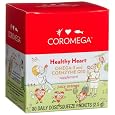 Coromega Healthy Heart, Omega-3 and Coenzyme Q10 Supplement, 30-Count Squeeze Packets