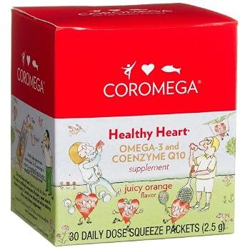 Set A Shopping Price Drop Alert For Coromega Healthy Heart, Omega-3 and Coenzyme Q10 Supplement, 30-Count Squeeze Packets