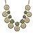Snowman Lee European Style Chain Colorful Mixing Gemstone Gold Plated Necklace