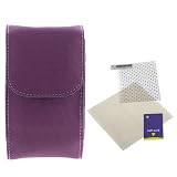 GTMax Purple Nylon Pouch Case + LCD Screen Protector for Nikon CoolPix S1000pj / CoolPix S640 / CoolPix S570 / CoolPix S70 / CoolPix S220 / CoolPix S230 / CoolPix S620 / CoolPix S710 / CoolPix S610c / CoolPix S610 / CoolPix S560 / CoolPix S60 / CoolPix S600 / CoolPix S550 / CoolPix S520 / CoolPix S210 / CoolPix S52c / CoolPix S52 / CoolPix S700 / CoolPix S510 / CoolPix S200 / CoolPix S51c / CoolPix S51 / CoolPix S50c / CoolPix S500