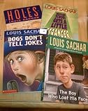 Set of 4 Louis Sachar Books (Wayside School Get a Little Stranger, The Boy Who Lost His Face, Dogs Don't Tell Jokes, Holes)