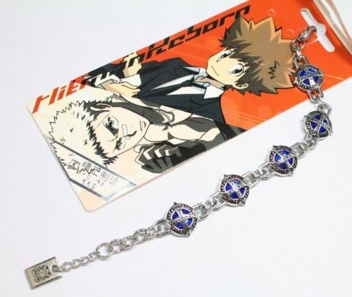 Anime Katekyo Hitman Reborn Vongola Tsuna Chain Bracelet Cosplay Unisex Dm396