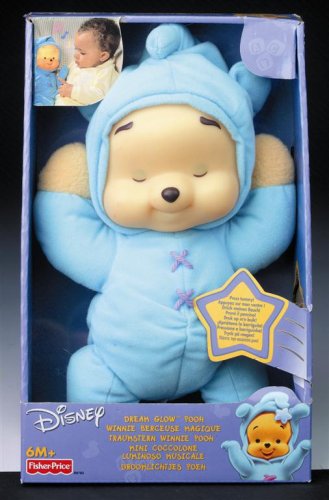 Childrens Toyshop  Toys : Mattel - Winnie The Pooh Dream Glow Pooh