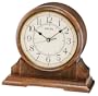 Seiko Mantel Clock Brown Wooden Case