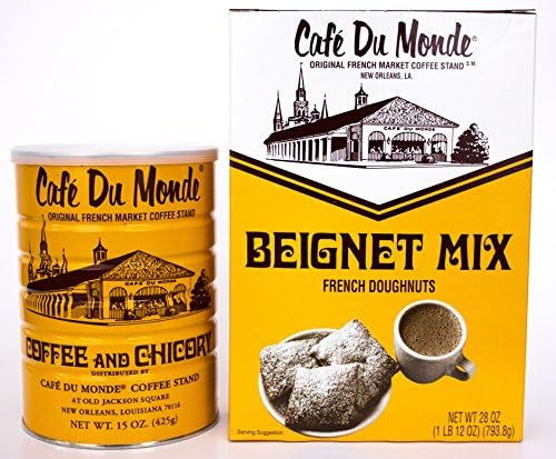 New Orlean Style Coffee and Chicory and Beignet Mix Bundle of 2 Items