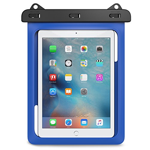 Universal Waterproof Case, MoKo Dry Bag for Outdoor Activities, Fits iPad Pro 9.7, iPad Air / Air 2, iPad 2 / 3 / 4, Tab A 9.7 / Tab S2 9.7 / Tab E 9.6 and other tablets up to 10 inch, BLUE