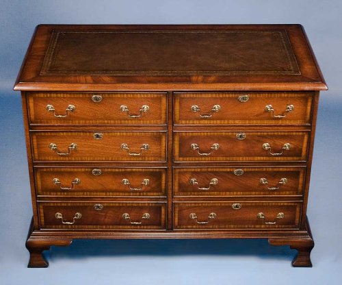 English Antique Style Mahogany File Cabinet