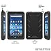 Poetic Fire 7 2015 Case, Revolution [Premium Rugged][Shock Absorption & Dust Resistant] Complete Protection Hybrid Case w/Built-in Screen Protector for Amazon Fire 7 5th Gen (2015) Black/Black