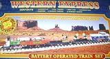 New BIG Western Express 25 pc Christmas Model Train Set