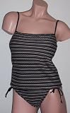 LA BLANCA by ROD BEATTIE Tankini Side Tie Bottom K3160 BLACK