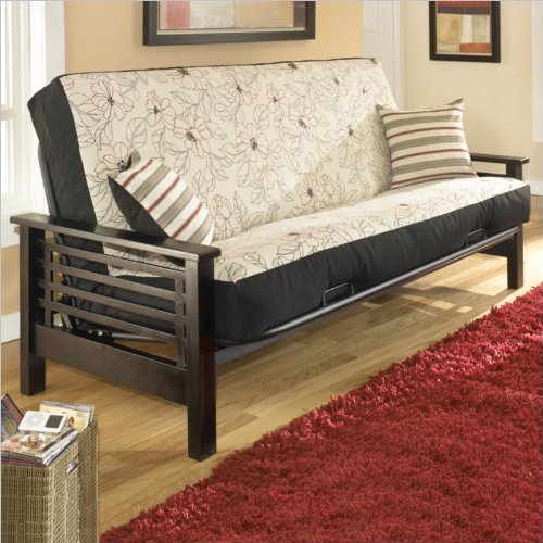 Fashion Bed Group Morgan Full Size Futon Frame in Espresso Finish