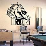 Ncaa Wall Mural Vinyl Sticker Sports Logos New Jersey Red Dogs (S820)