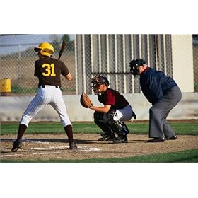 photographie Baseball game at high school, Cardwell. est disperible en (L x H): 90 x 60 cm de I. ...