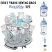 The First Years Drying Rack Breastflow Set - Includes New Modular Spinning Drying Rack, 2 ...