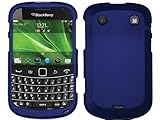 Blue Crystal Hard Rubberized Case Cover for Blackberry Bold 9900 9930