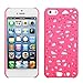 niceeshop(TM) Pink Bird Nest Rear Hard Case Cover for iPhone 5 5S + Screen Protector
