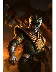 Power Rangers: "Green Ranger" - Limited Edition Metallic Print by Dave Rapoza
