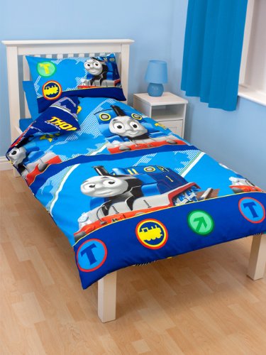 Thomas the Tank Engine Reversible Single Rotary Duvet Set