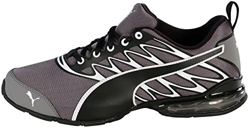 Puma Men's Voltaic Modern Mesh Training Shoes-Steel Gray/Black/White-9.5