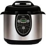 MaxiMatic EPC-608 Elite Platinum 6-Quart Digital Electronic Pressure Cooker, Black