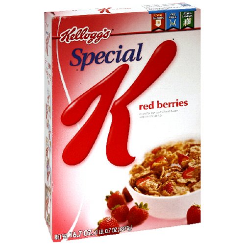 Kellogg's Special K Cereal, Red Berries, 16.7-Ounce Boxes (Pack of 4)