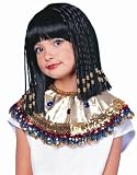 Franco Girls Cleopatra Egypt Princess Black Braid Costume Wig