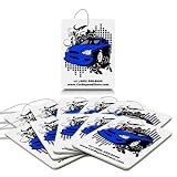 CarBeyondStore-Blue Car Air Freshener, 10 Pack