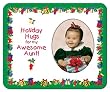 Holiday Hugs for My Awesome Aunt - Photo Magnet Frame