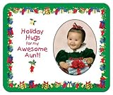 Holiday Hugs for My Awesome Aunt - Photo Magnet Frame