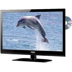 Xoro HTC 2433 HD 59,9 cm (23,5 Zoll) LED-Backlight-Fernseher, Energieeffizienzklasse B (Full-HD, HD DVB-T, HDMI, PVR, integrierter DVD Player) schwarz