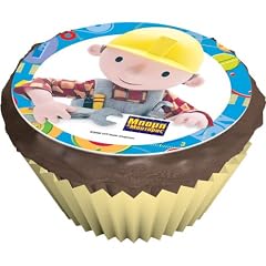 Dekoback 12 essbare Muffinaufleger Bob der Baumeister, 1er Pack (1 x 5 g)
