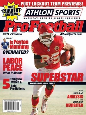 2011 Athlon Sports NFL Pro Football Magazine Preview- Kansas City Chiefs Cover