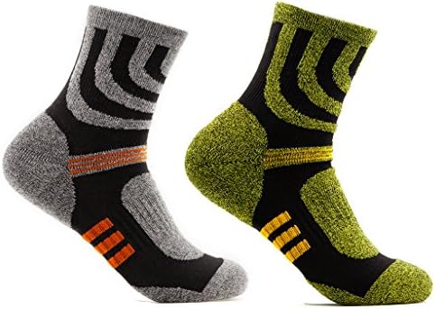Mic Mic Men's Marled Moisture Control Assort Crew Socks