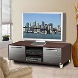 Nexera Brooklyn Wood Plasma,LCD TV Stand in Rich Espresso