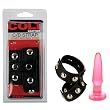 California Exotics / Swedish Erotica Colt Leather C and B Strap Domed Adult Sex Toy Kit