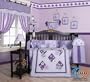 Boutique Brand New GEENNY Lavender Butterfly 13PCS Baby Nursery CRIB BEDDING SET