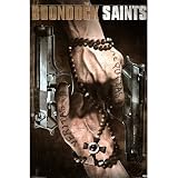 (24x36) The Boondock Saints Movie Guns and Rosary Poster Print