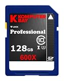 Komputerbay 128ギガバイト クラス10 SDXC UHS-I 600X 高速メモリーカード 60メガバイト/秒の書き込み 90メガバイト/ s の読み取り 128 GB